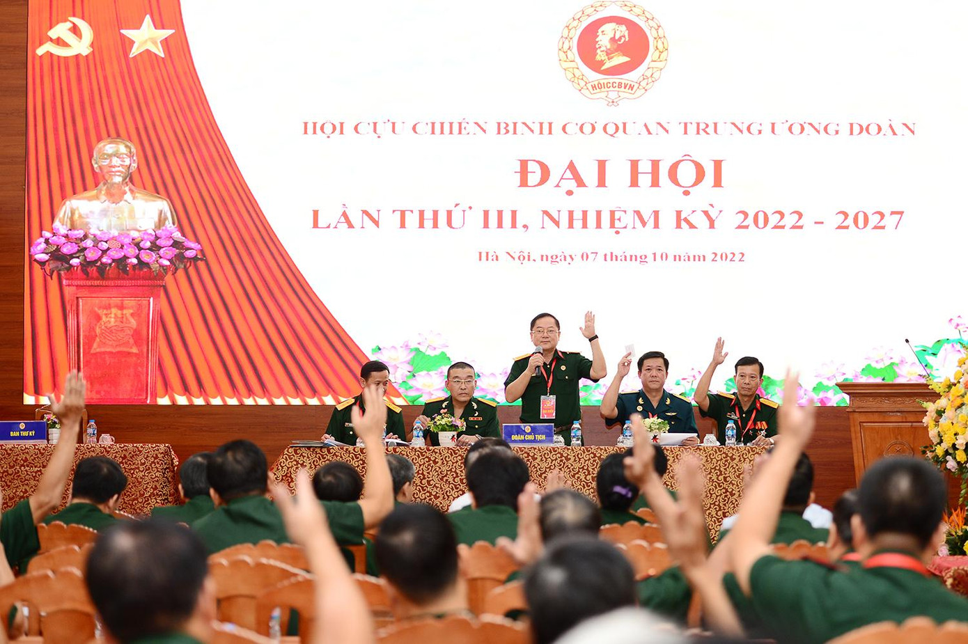 Đại hội đã bầu 15 đồng chí vào Ban Chấp hành Hội Cựu chiến binh Cơ quan T.Ư Đoàn nhiệm kỳ 2022 - 2027. Đại hội đã bầu 15 đồng chí vào Ban Chấp hành Hội Cựu chiến binh Cơ quan T.Ư Đoàn nhiệm kỳ 2022 - 2027.