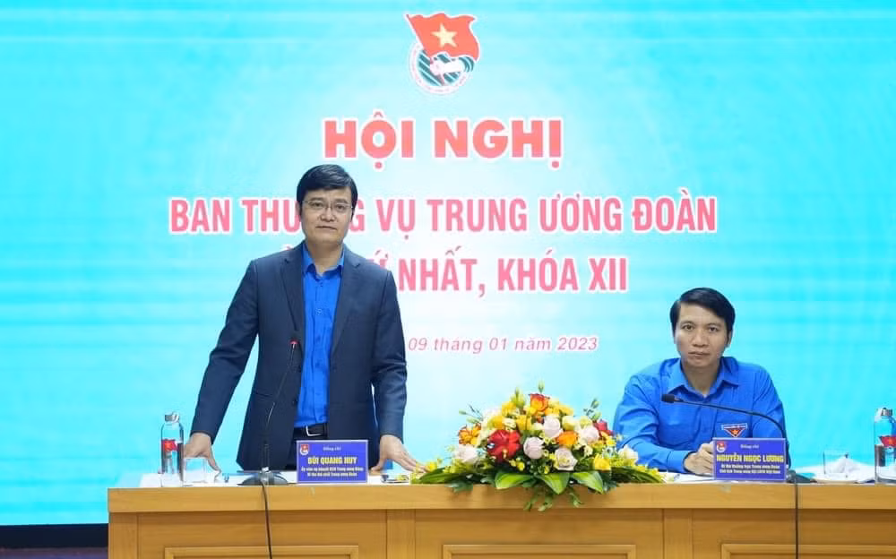 Khai mạc Hội nghị Ban Thường vụ T.Ư Đoàn lần thứ nhất, khoá XII.