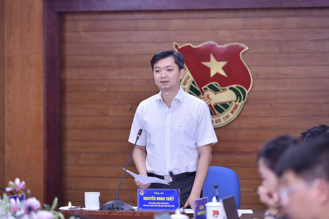 Hội nghị toàn quốc Ban Chỉ đạo Chiến dịch Thanh niên tình nguyện Hè năm 2025, dưới sự chủ trì của anh Nguyễn Minh Triết - Bí thư T.Ư Đoàn, Chủ tịch T.Ư Hội Sinh viên Việt Nam. Hội nghị toàn quốc Ban Chỉ đạo Chiến dịch Thanh niên tình nguyện Hè năm 2025, dưới sự chủ trì của anh Nguyễn Minh Triết - Bí thư T.Ư Đoàn, Chủ tịch T.Ư Hội Sinh viên Việt Nam.