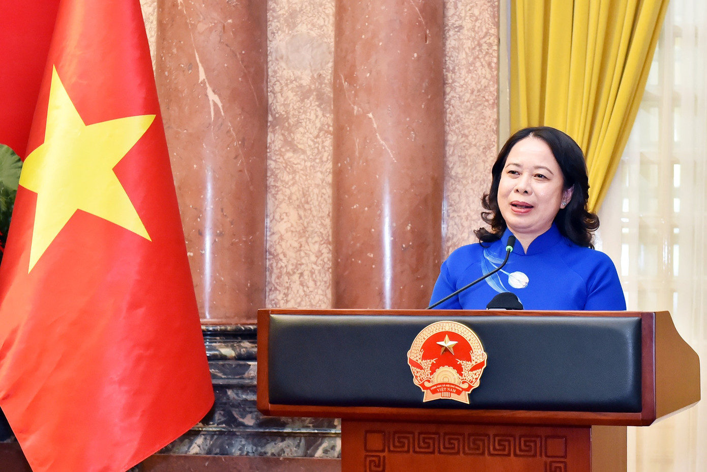Phó Chủ tịch nước Võ Thị Ánh Xuân phát biểu tại buổi gặp mặt - Ảnh: Moet/Trần Hiệp Phó Chủ tịch nước Võ Thị Ánh Xuân phát biểu tại buổi gặp mặt - Ảnh: Moet/Trần Hiệp