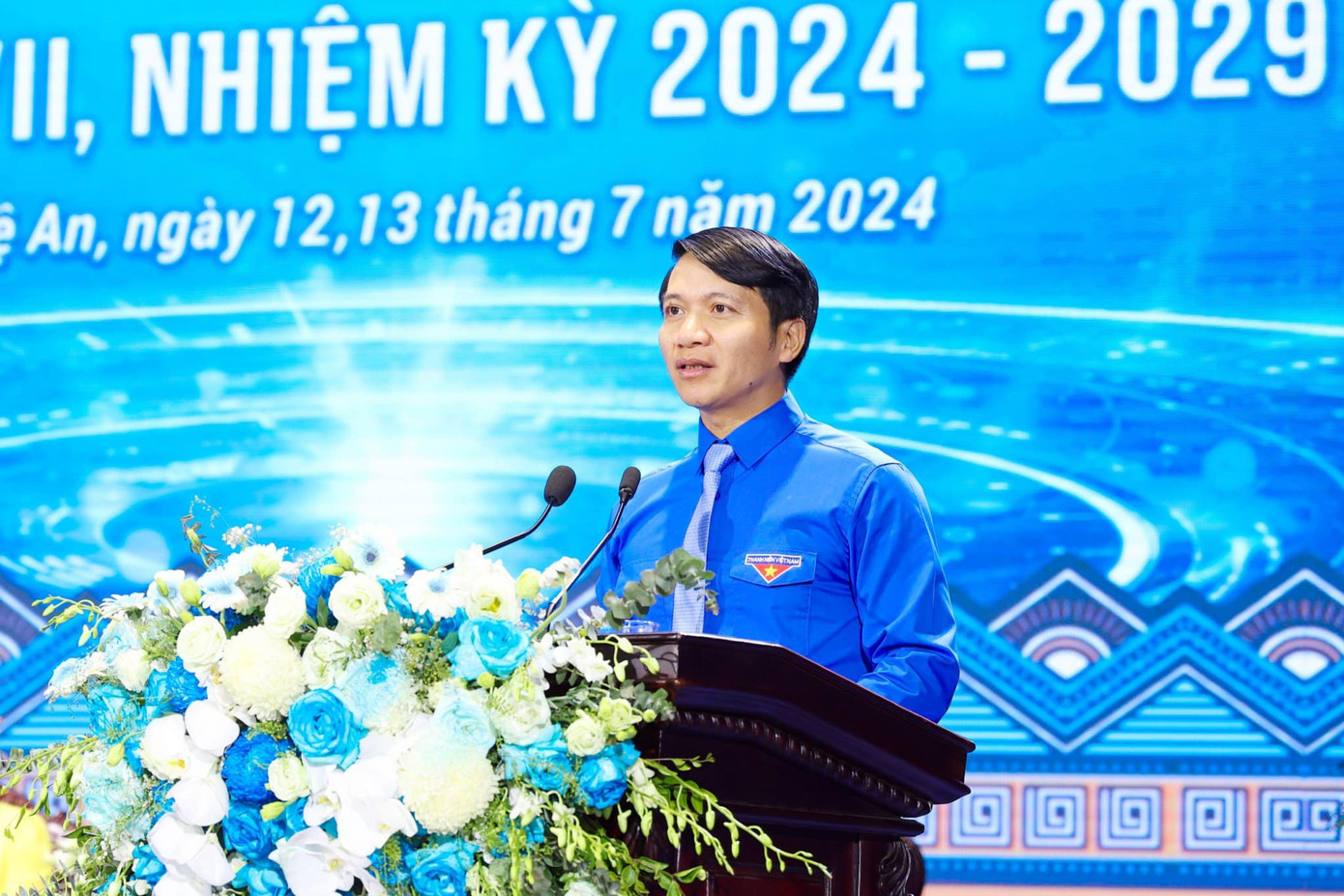 Anh Nguyễn Ngọc Lương – Bí thư thường trực T.Ư Đoàn, Chủ tịch T.Ư Hội LHTN Việt Nam phát biểu chỉ đạo Đại hội. Anh Nguyễn Ngọc Lương – Bí thư thường trực T.Ư Đoàn, Chủ tịch T.Ư Hội LHTN Việt Nam phát biểu chỉ đạo Đại hội.