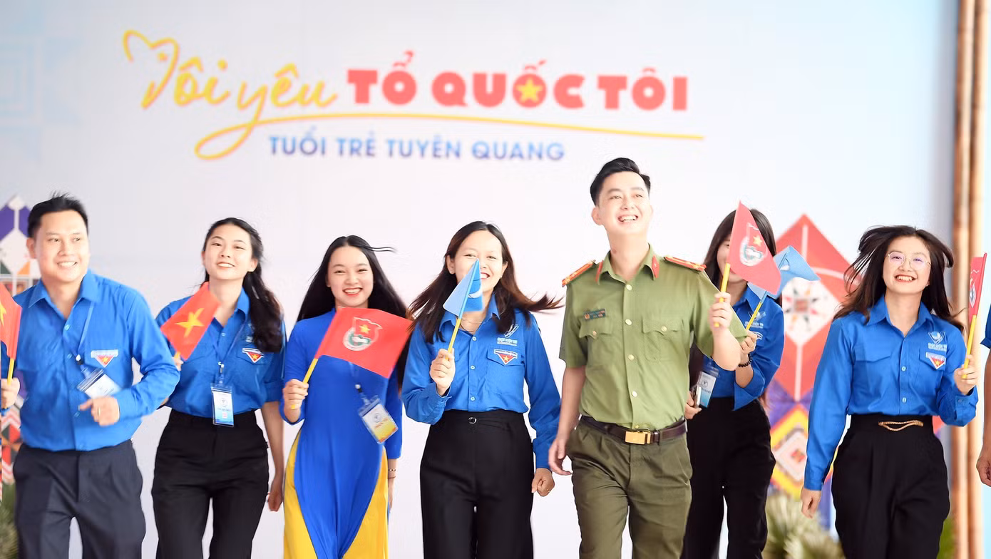 Đại hội Đại biểu Hội LHTN Việt Nam lần thứ IX, nhiệm kỳ 2024 - 2029. Ảnh: DƯƠNG TRIỀU