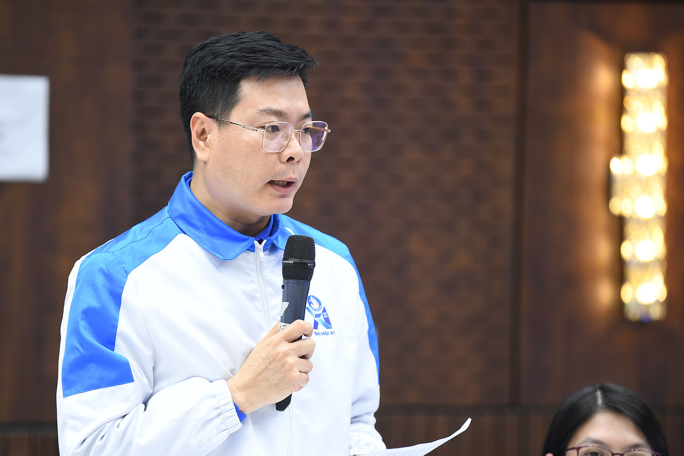 Chủ tịch Hội Sinh viên tỉnh Đồng Nai, TP. Hải Phòng chia sẻ tại Hội nghị.