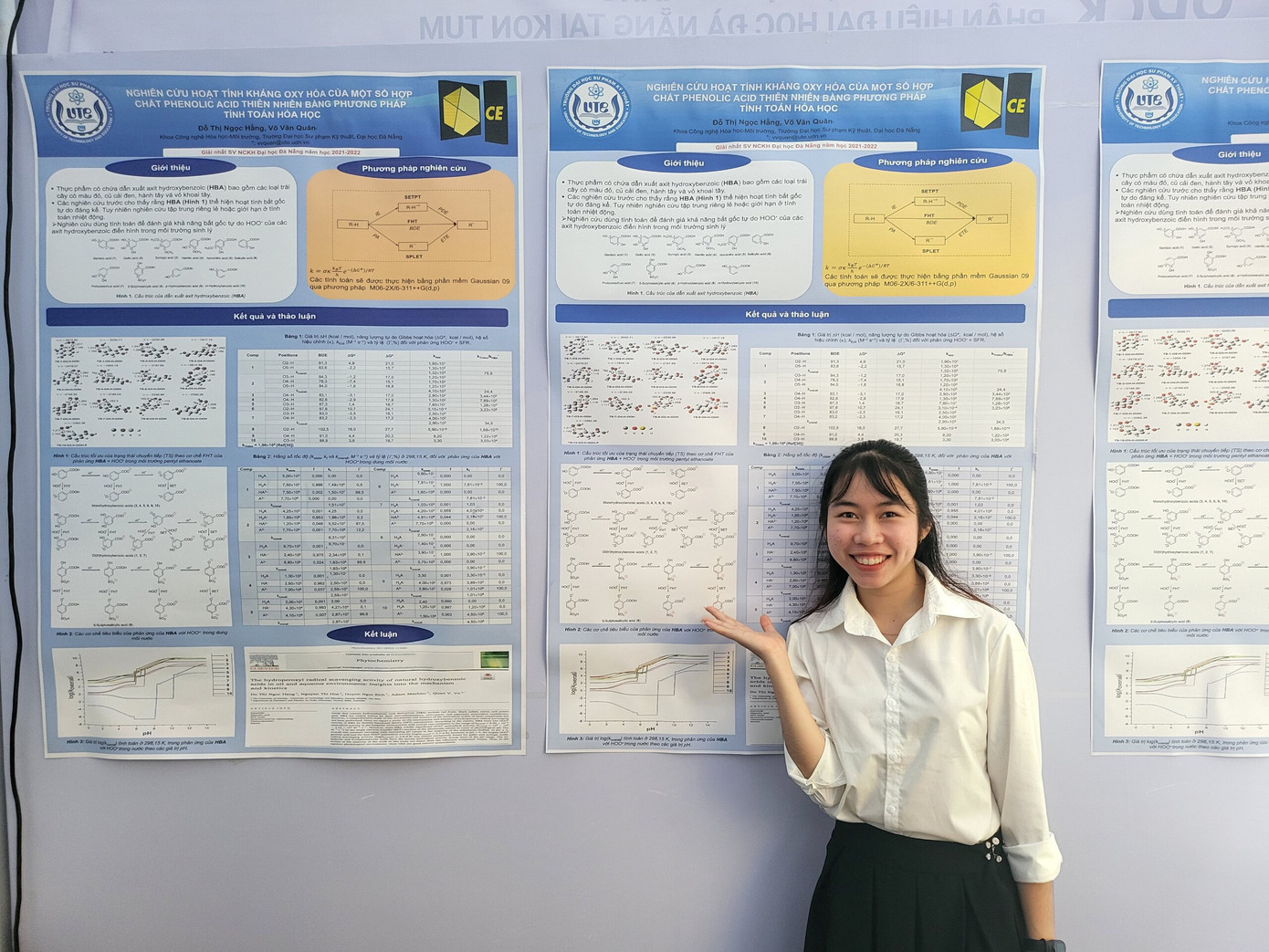 Đỗ Thị Ngọc Hằng (năm thứ tư, trường ĐH Sư phạm Kỹ thuật, ĐH Đà Nẵng).