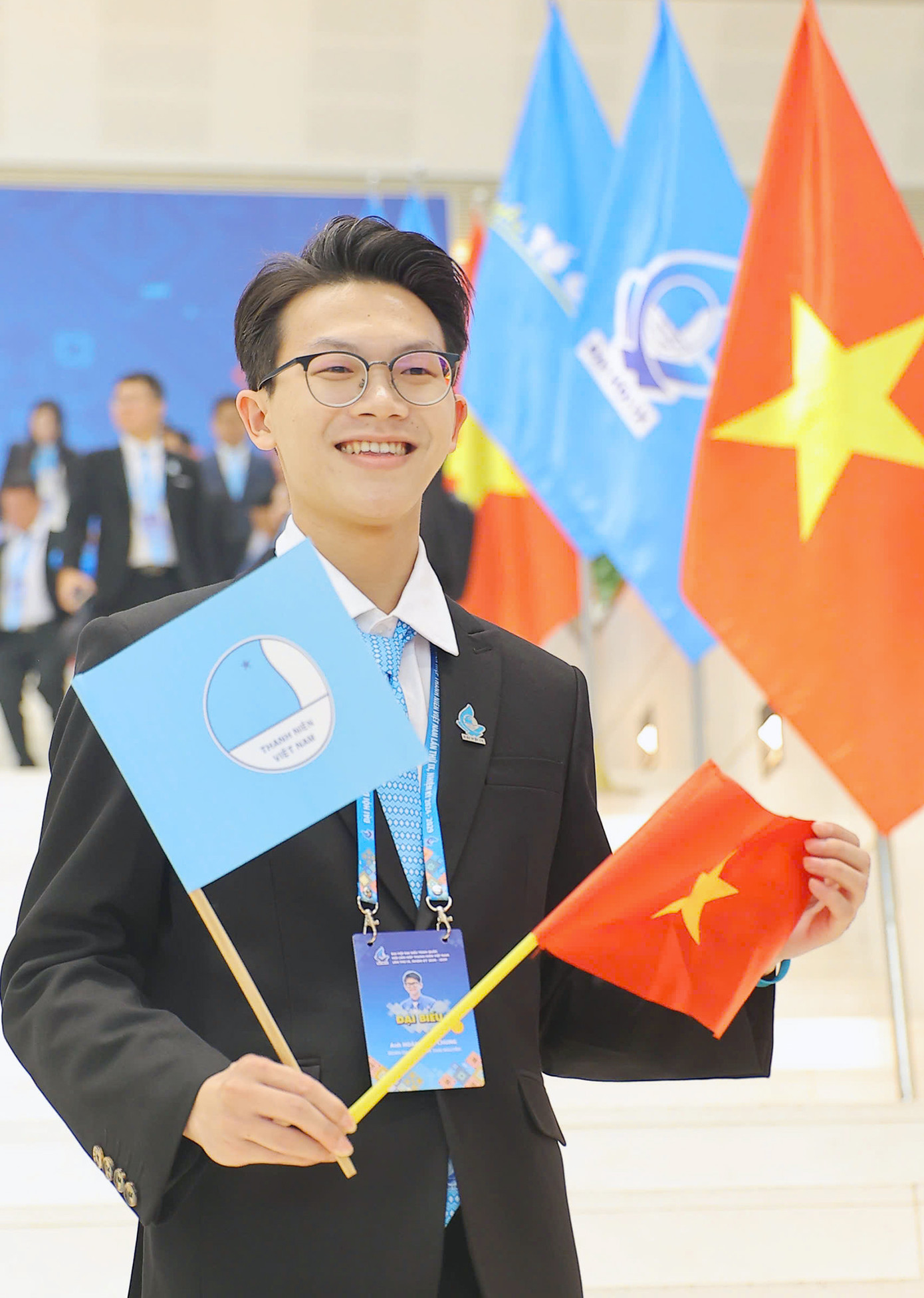 Anh Hoàng Đức Chung - Phó Chủ tịch Hội Sinh viên tỉnh Thái Nguyên.