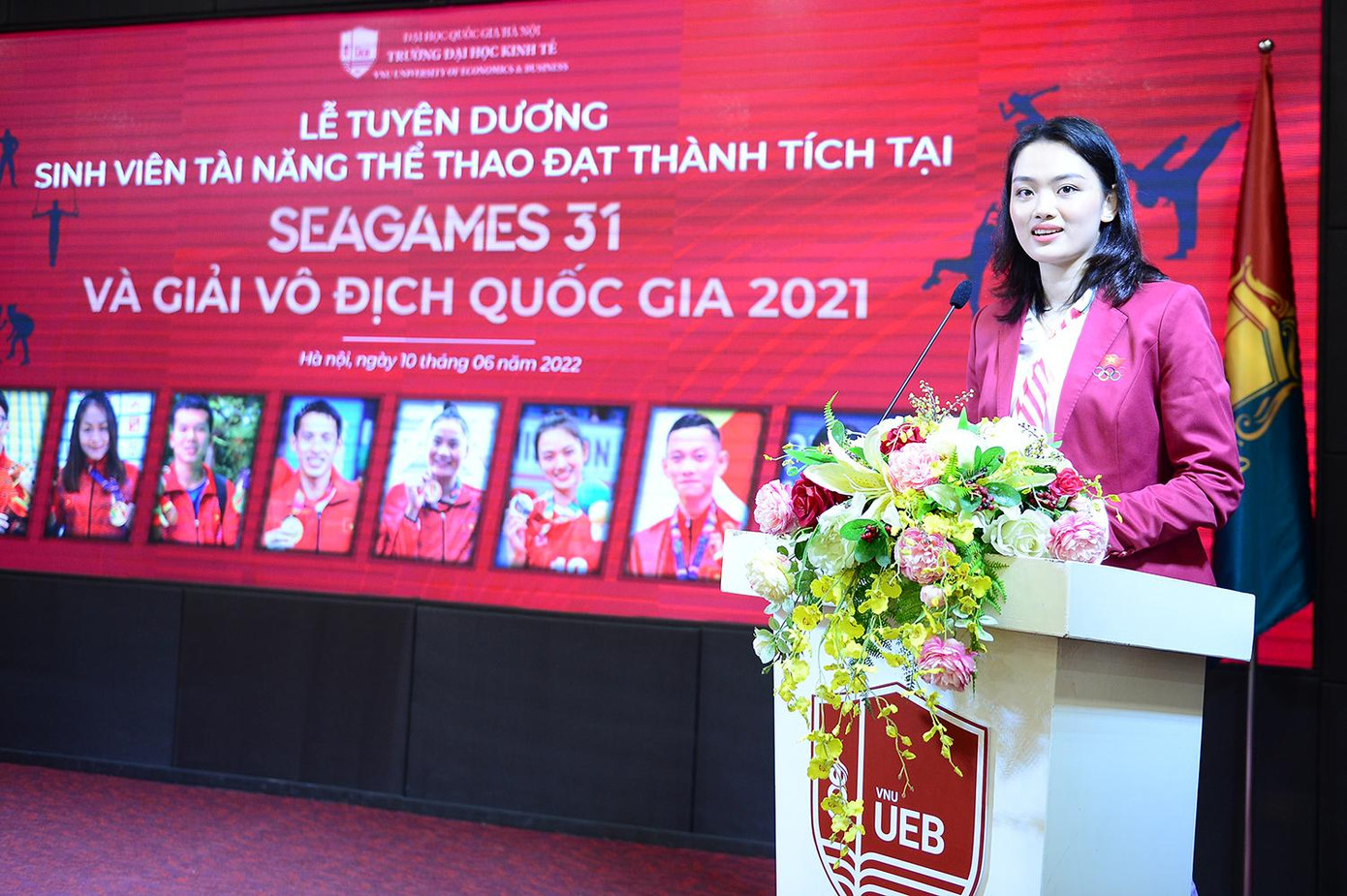 Nguyễn Thu Hoài - Vận động viên Bóng chuyền chia sẻ. Nguyễn Thu Hoài - Vận động viên Bóng chuyền chia sẻ.