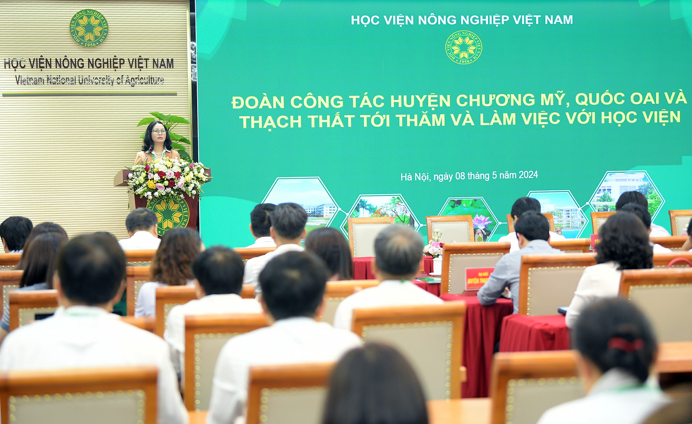 Hội nghị “Hợp tác phát triển nông nghiệp tại các huyện Chương Mỹ, Quốc Oai và Thạch Thất (Hà Nội), giai đoạn 2024 – 2025”. Hội nghị “Hợp tác phát triển nông nghiệp tại các huyện Chương Mỹ, Quốc Oai và Thạch Thất (Hà Nội), giai đoạn 2024 – 2025”.