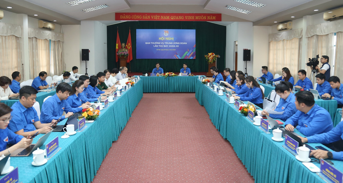 Khai mạc Hội nghị Ban Thường vụ Trung ương Đoàn lần thứ bảy, khoá XII. Khai mạc Hội nghị Ban Thường vụ Trung ương Đoàn lần thứ bảy, khoá XII.