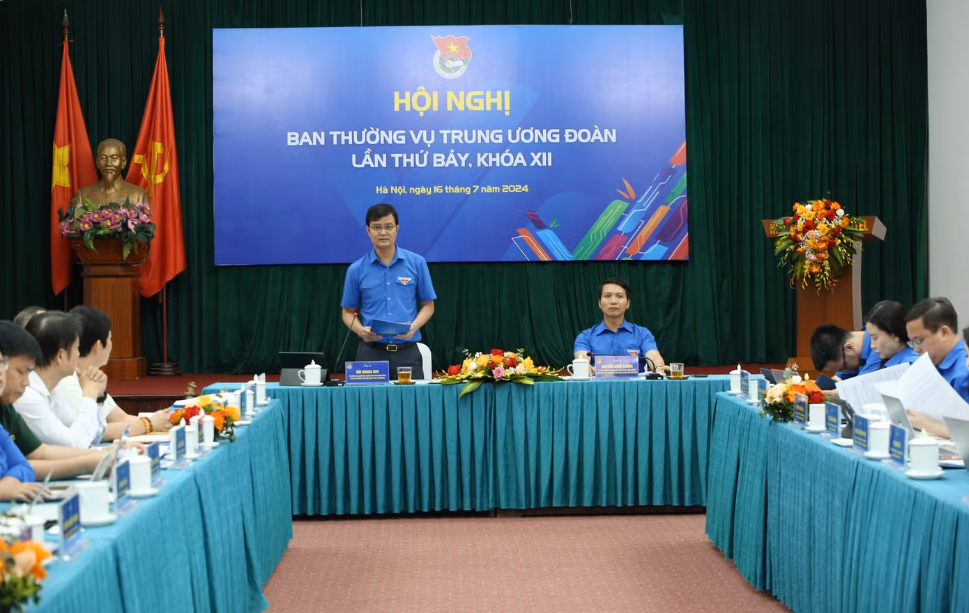Khai mạc Hội nghị Ban Thường vụ Trung ương Đoàn lần thứ bảy, khoá XII.