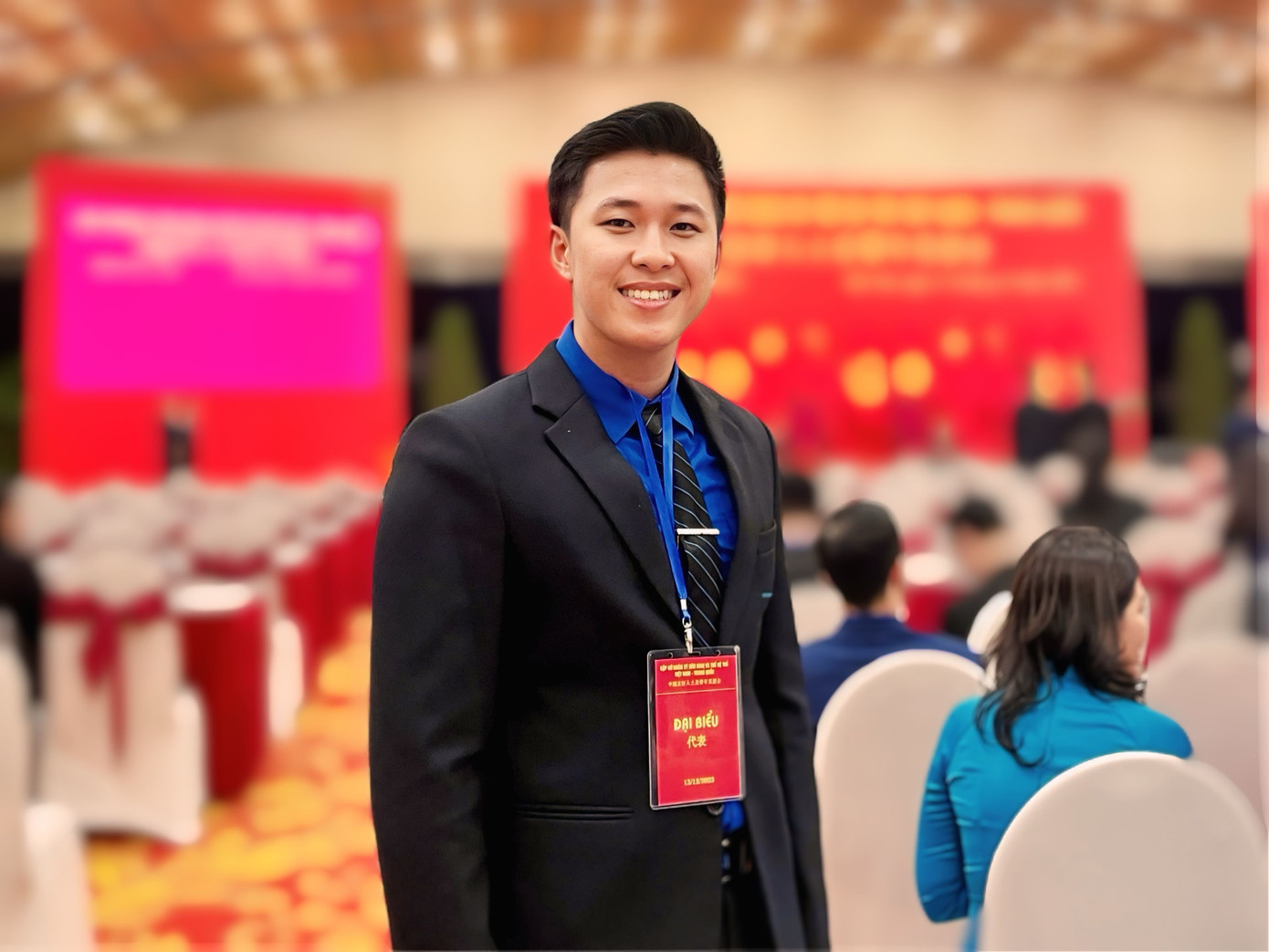 Trần Lê Hoàng Thắng là đại biểu tham gia "Giao lưu nhân sĩ hữu nghị, thế hệ trẻ Việt Nam - Trung Quốc".