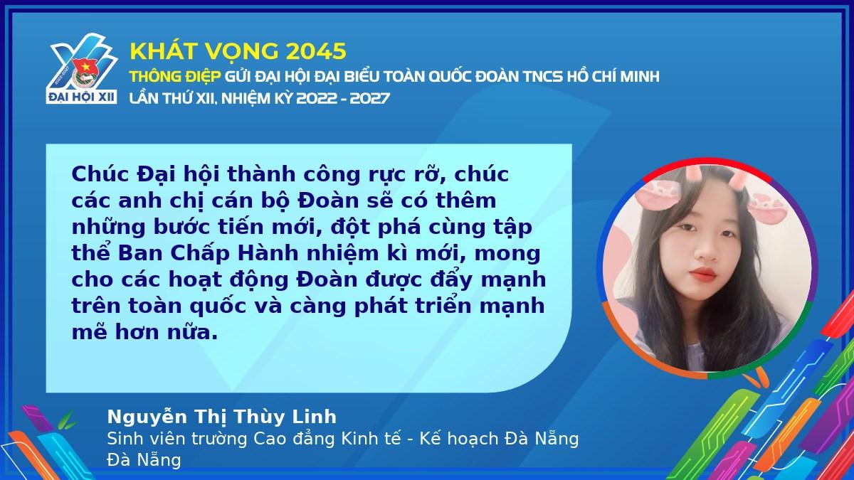 Nguyễn Thị Thuỳ Linh - sinh viên trường CĐ Kinh tế - Kế hoạch Đà Nẵng. Nguyễn Thị Thuỳ Linh - sinh viên trường CĐ Kinh tế - Kế hoạch Đà Nẵng.
