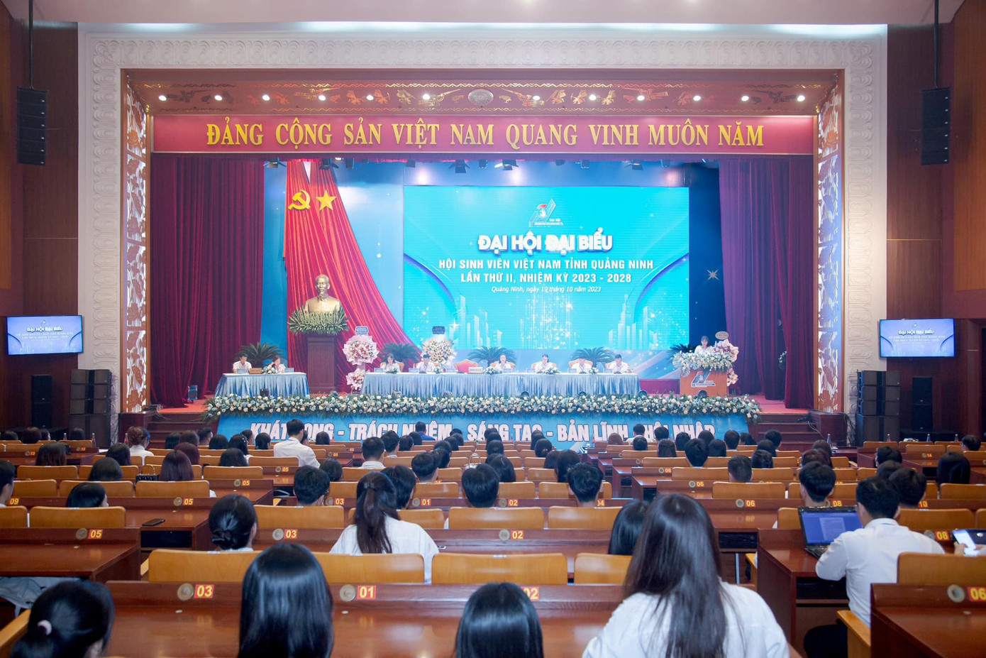 Đại hội Đại biểu Hội Sinh viên tỉnh Quảng Ninh lần thứ II, nhiệm kỳ 2023 - 2028.