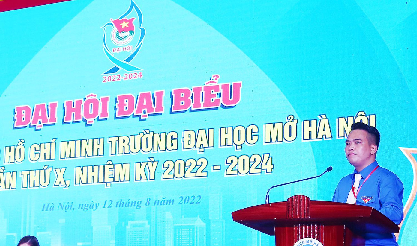 Tại Đại hội, phát huy tinh thần trí tuệ, tập trung dân chủ, Đại hội đã bầu BCH Đoàn trường ĐH Mở Hà Nội nhiệm kỳ 2022 - 2024, với số phiếu tín nhiệm cao. Anh Lê Mạnh Hùng tiếp tục được Đại hội tín nhiệm bầu giữ chức Bí thư Đoàn trường ĐH Mở Hà Nội, nhiệm kỳ 2022 - 2024. Tại Đại hội, phát huy tinh thần trí tuệ, tập trung dân chủ, Đại hội đã bầu BCH Đoàn trường ĐH Mở Hà Nội nhiệm kỳ 2022 - 2024, với số phiếu tín nhiệm cao. Anh Lê Mạnh Hùng tiếp tục được Đại hội tín nhiệm bầu giữ chức Bí thư Đoàn trường ĐH Mở Hà Nội, nhiệm kỳ 2022 - 2024.