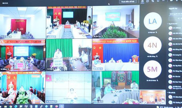 Hình ảnh tại các điểm cầu các địa phương.