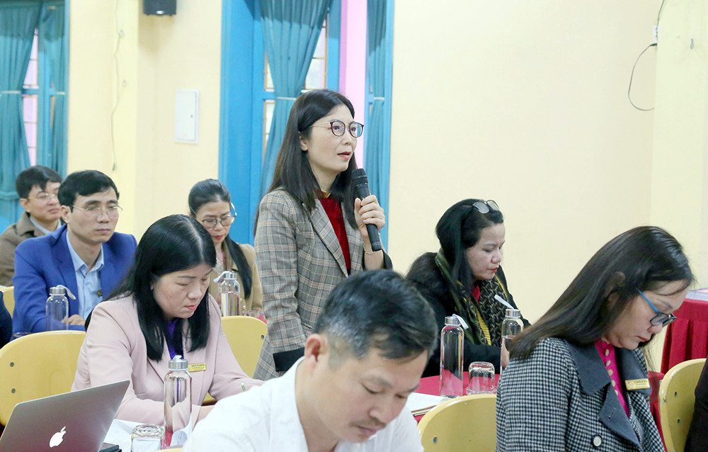 Đoàn kiểm tra của Bộ GD - ĐT làm việc với trường THCS Trần Hưng Đạo, TP. Đông Hà (tỉnh Quảng Trị). Đoàn kiểm tra của Bộ GD - ĐT làm việc với trường THCS Trần Hưng Đạo, TP. Đông Hà (tỉnh Quảng Trị).