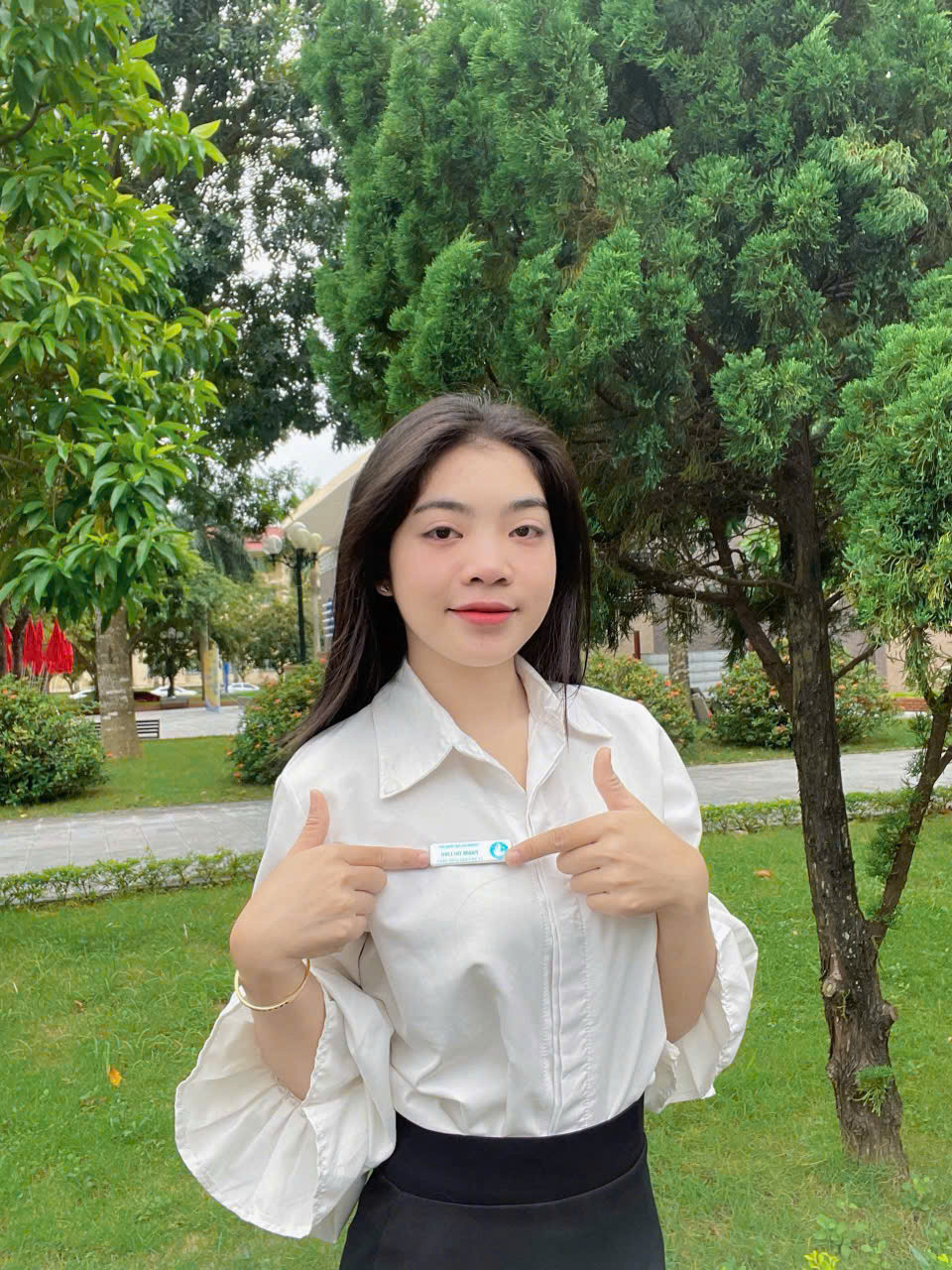 Phạm Thị Linh – Ủy viên Ban Chấp hành Hội Sinh viên trường ĐH Hồng Đức.