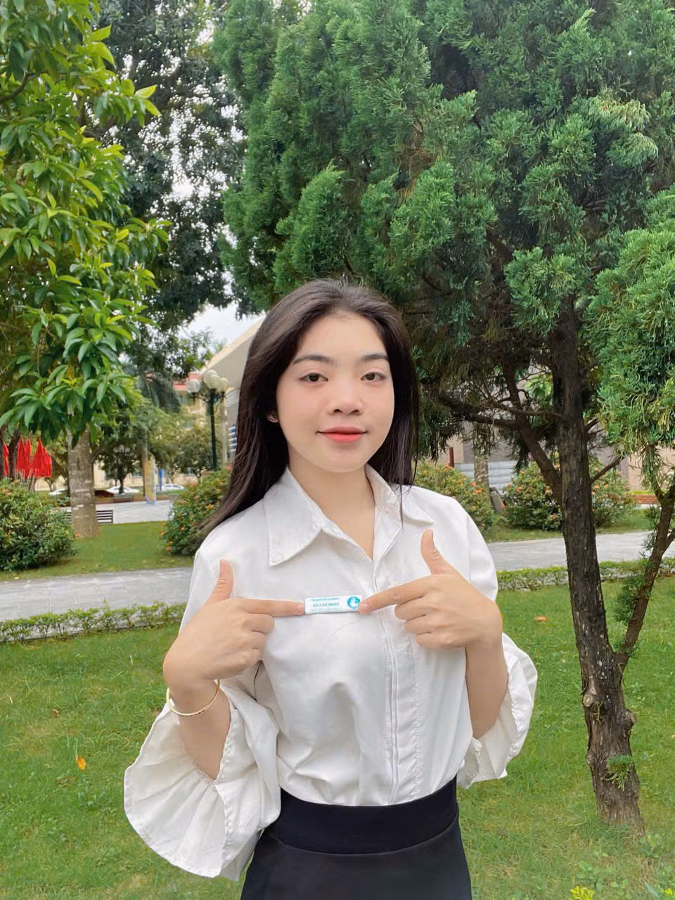 Phạm Thị Linh – Ủy viên Ban Chấp hành Hội Sinh viên trường ĐH Hồng Đức.
