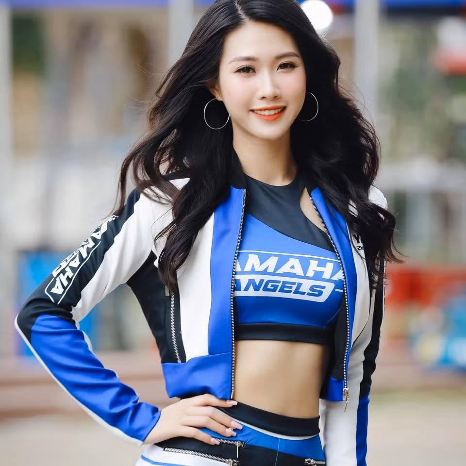 Ngọc Ánh trong trang phục thể thao.