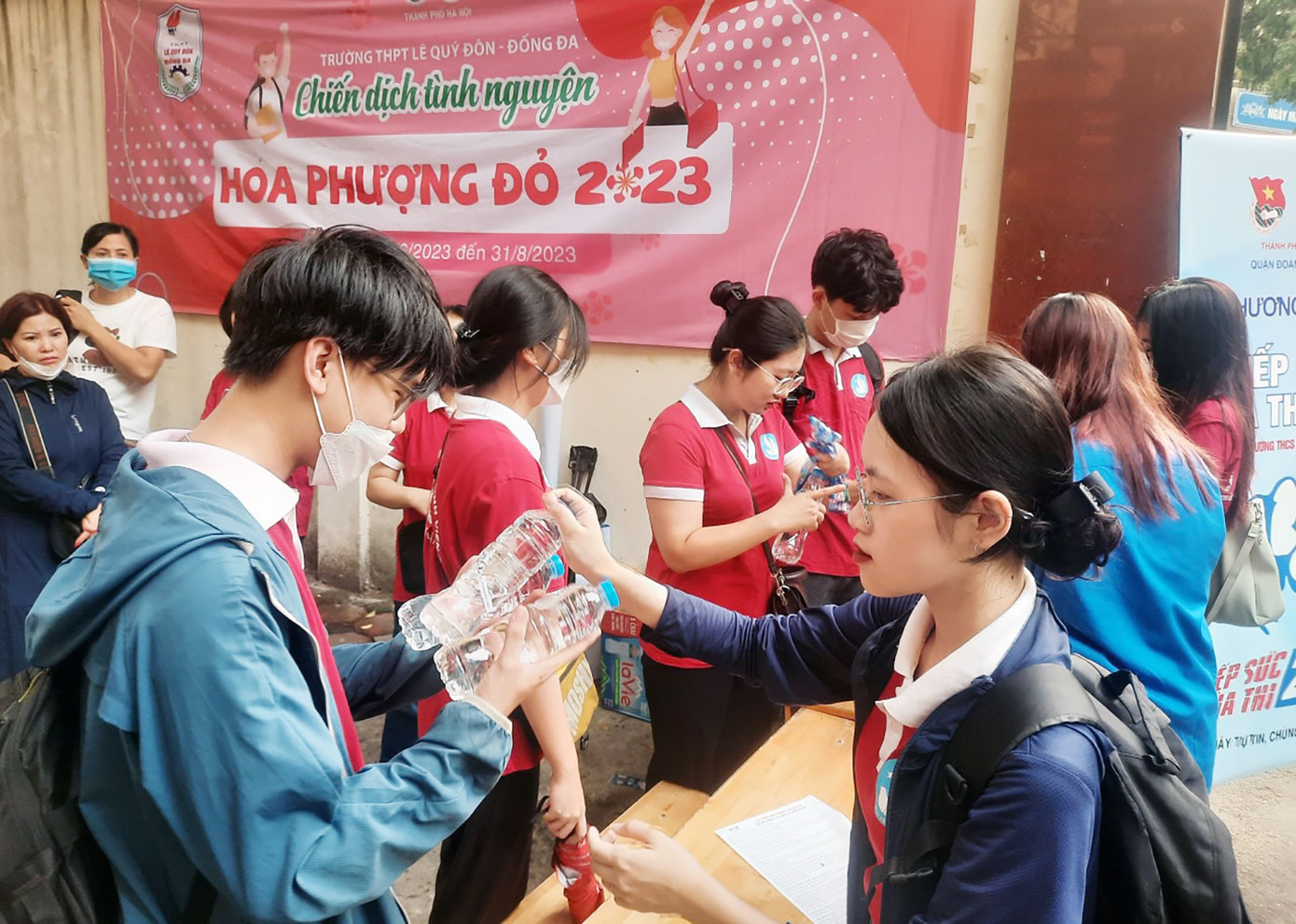 Các đội hình tham gia Chương trình "Tiếp sức mùa thi" năm 2023 trên địa bàn TP. Hà Nội.