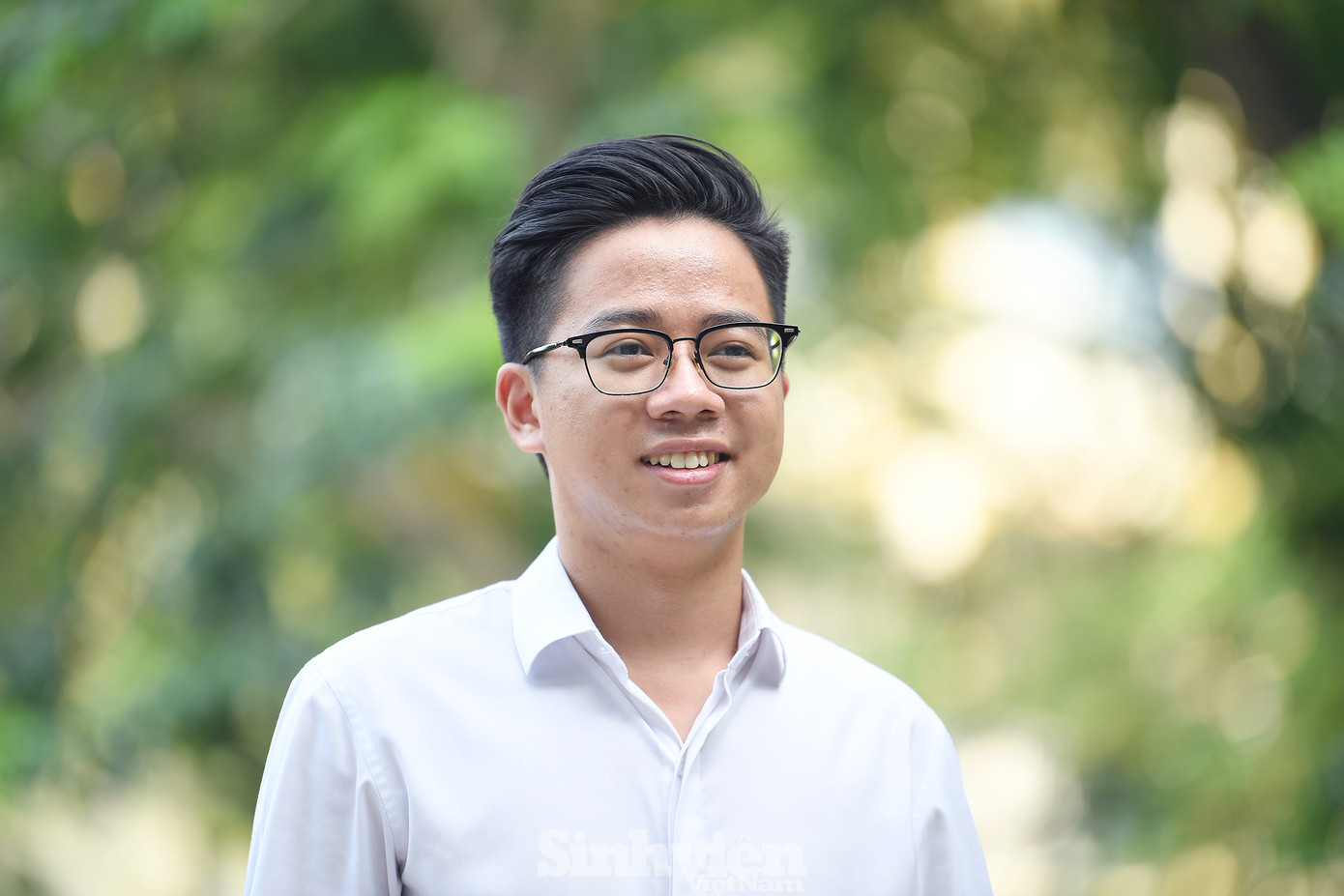 Tân Phó Chủ tịch Hội Sinh viên TP. Hà Nội Phạm Quang Việt Hoàng. Ảnh: DƯƠNG TRIỀU