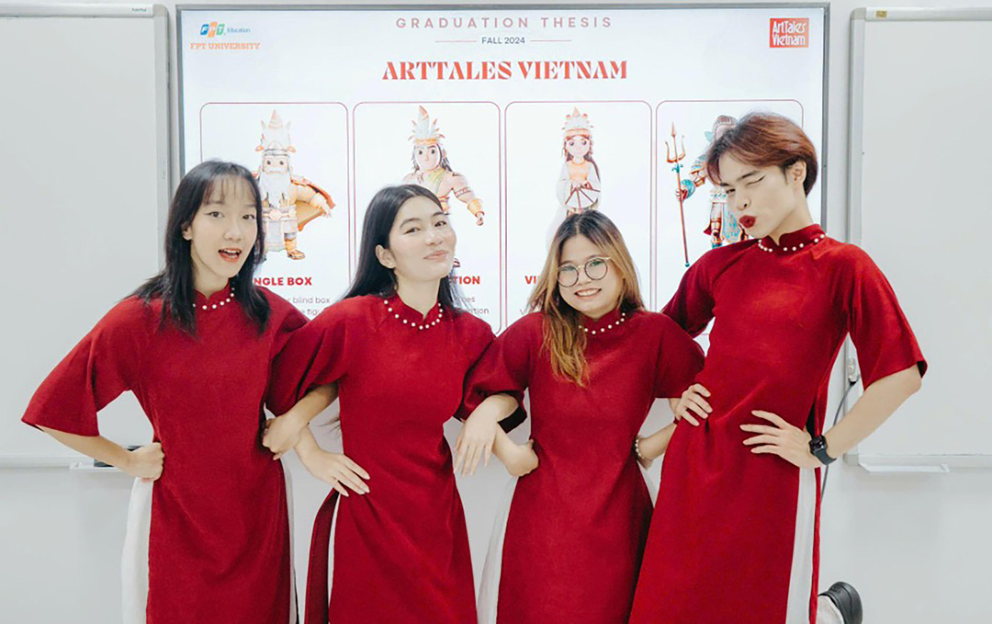 Nhóm sinh viên biến cơn sốt &apos;túi mù&apos; thành một dự án đầy sáng tạo, kết hợp giữa văn hóa dân tộc và xu hướng hiện đại: ArtTales Vietnam.