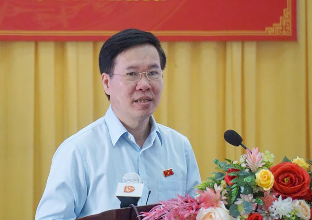 Ông Võ Văn Thưởng tiếp xúc cử tri tại TP. Đà Nẵng ngày 13/5. Ảnh: Báo Người Lao Động Ông Võ Văn Thưởng tiếp xúc cử tri tại TP. Đà Nẵng ngày 13/5. Ảnh: Báo Người Lao Động