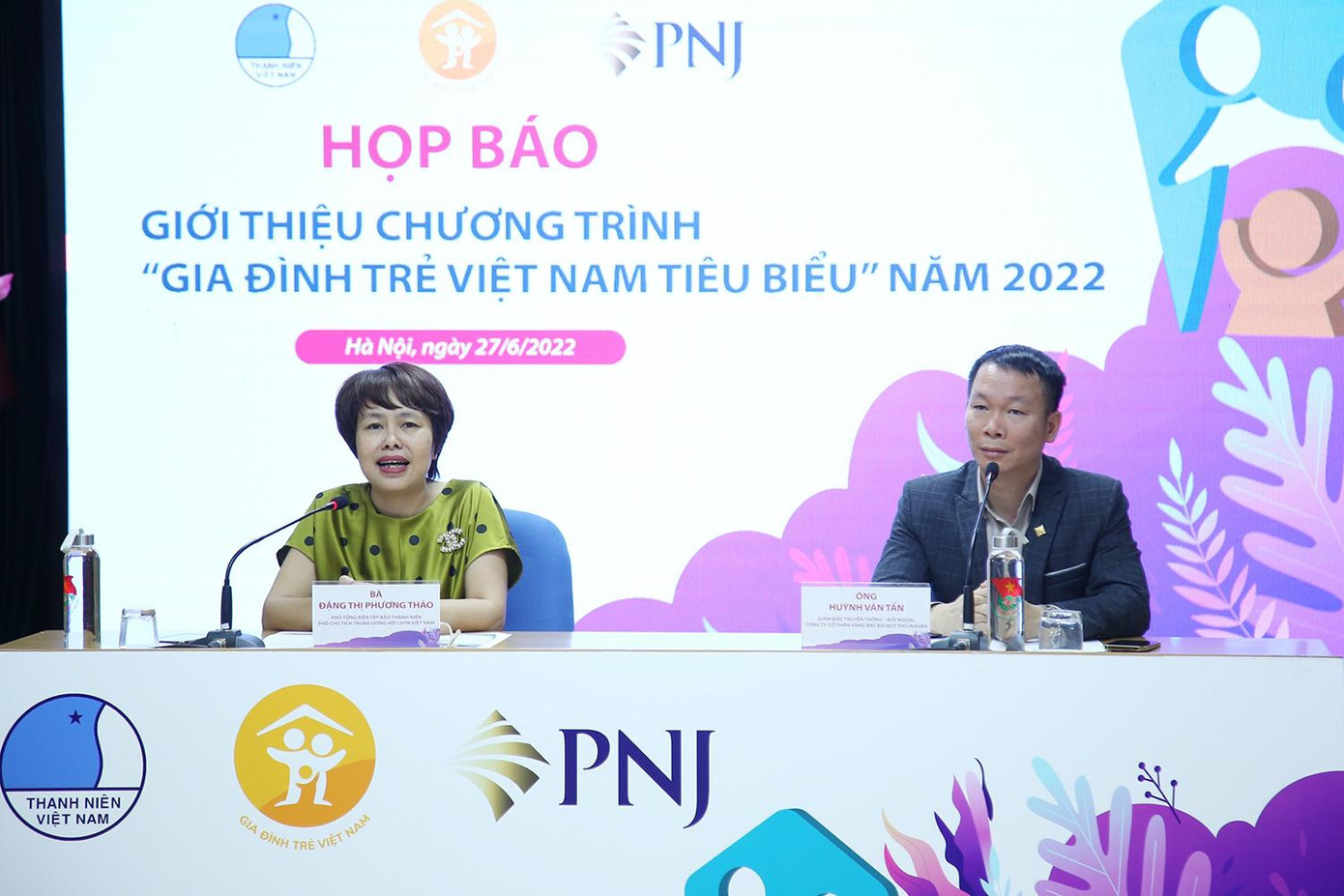 Họp báo giới thiệu chương trình “Gia đình trẻ Việt Nam tiêu biểu”, năm 2022.