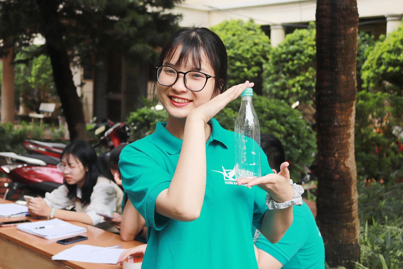 Ngọc Hiền sinh viên K65 ngành Văn hóa học háo hức tham gia chương trình. Ngọc Hiền sinh viên K65 ngành Văn hóa học háo hức tham gia chương trình.