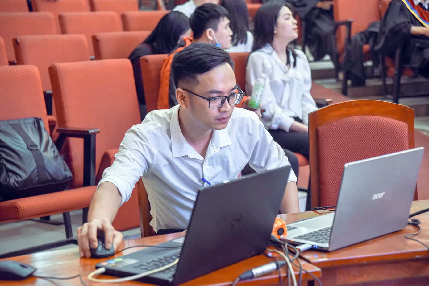 ThS Vũ Ngọc Quý là Phó Bí thư Đoàn Thanh niên trường ĐH Giao thông Vận tải. Ảnh: NVCC