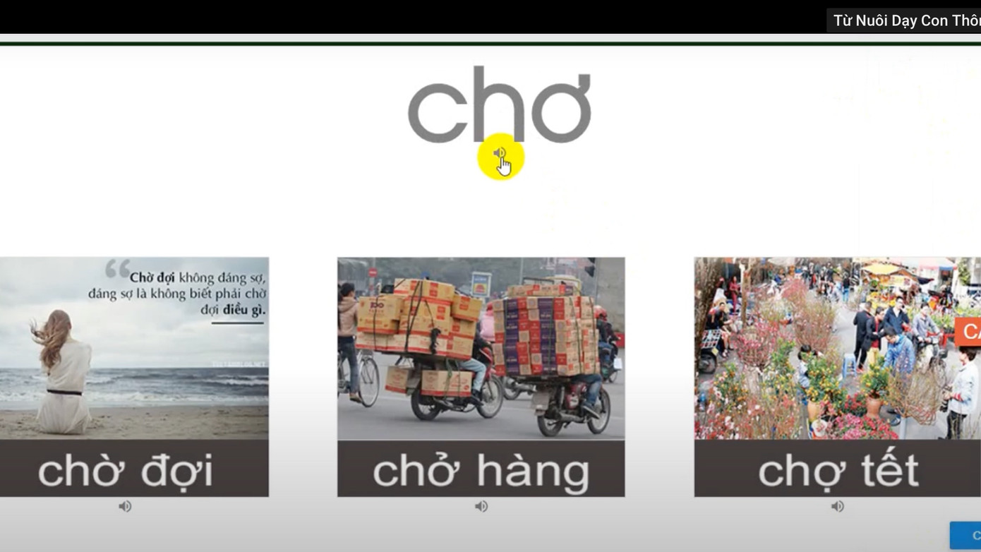 Công cụ tích hợp ba môn học Tiếng Anh, Tiếng Việt cơ bản và Toán tư duy trong ứng dụng phần mềm Rainbows.