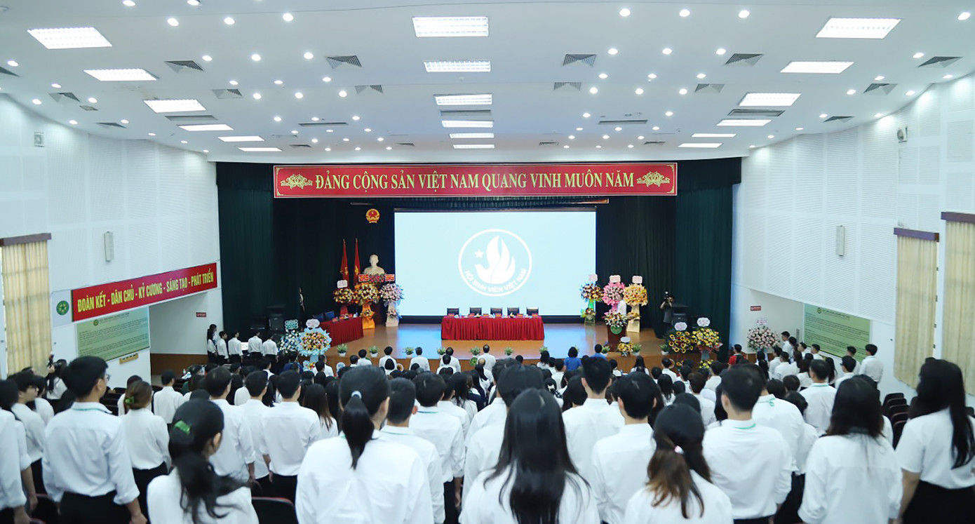 Đại hội Đại biểu Hội Sinh viên Học viện Nông nghiệp Việt Nam lần thứ XVI, nhiệm kỳ 2023 - 2025 được tổ chức với khẩu hiệu hành động: “Sinh viên Học viện Nông nghiệp Việt Nam: Đoàn kết - Bản lĩnh - Trí tuệ - Sáng tạo - Hội nhập”. Đại hội Đại biểu Hội Sinh viên Học viện Nông nghiệp Việt Nam lần thứ XVI, nhiệm kỳ 2023 - 2025 được tổ chức với khẩu hiệu hành động: “Sinh viên Học viện Nông nghiệp Việt Nam: Đoàn kết - Bản lĩnh - Trí tuệ - Sáng tạo - Hội nhập”.