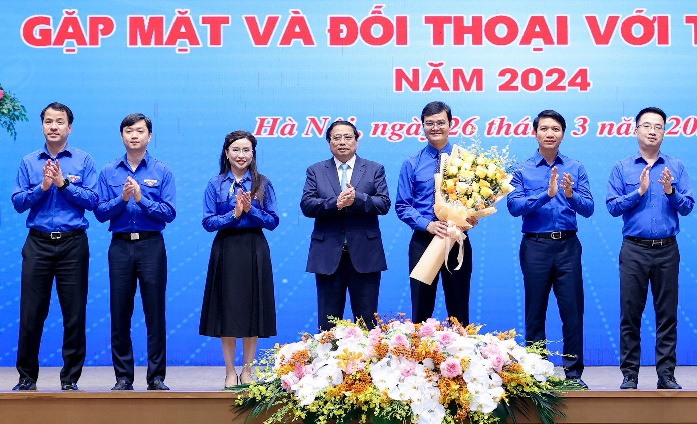 Thủ tướng Chính phủ đối thoại với thanh niên: Thúc đẩy khoa học, đổi mới và chuyển đổi số.