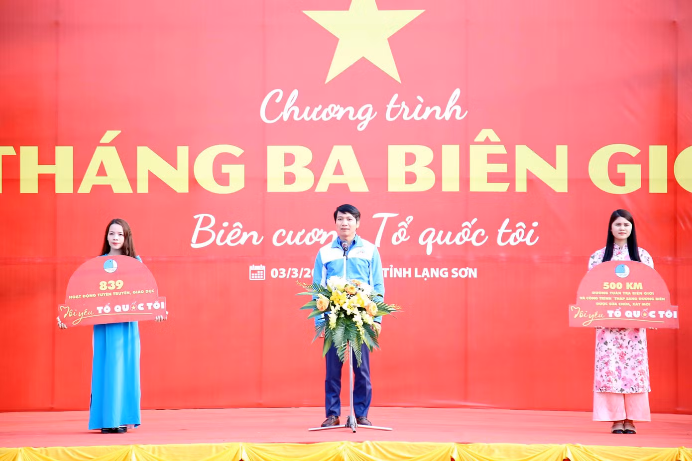 Nhiều phần việc trong chương trình "Tháng Ba biên giới", năm 2023. Nhiều phần việc trong chương trình "Tháng Ba biên giới", năm 2023.
