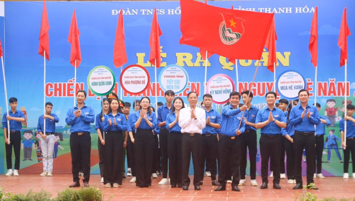 Thanh Hóa: Chiến dịch Thanh niên tình nguyện Hè tập trung hoàn thành 11 chỉ tiêu cơ bản. Ảnh: TỈNH ĐOÀN THANH HOÁ