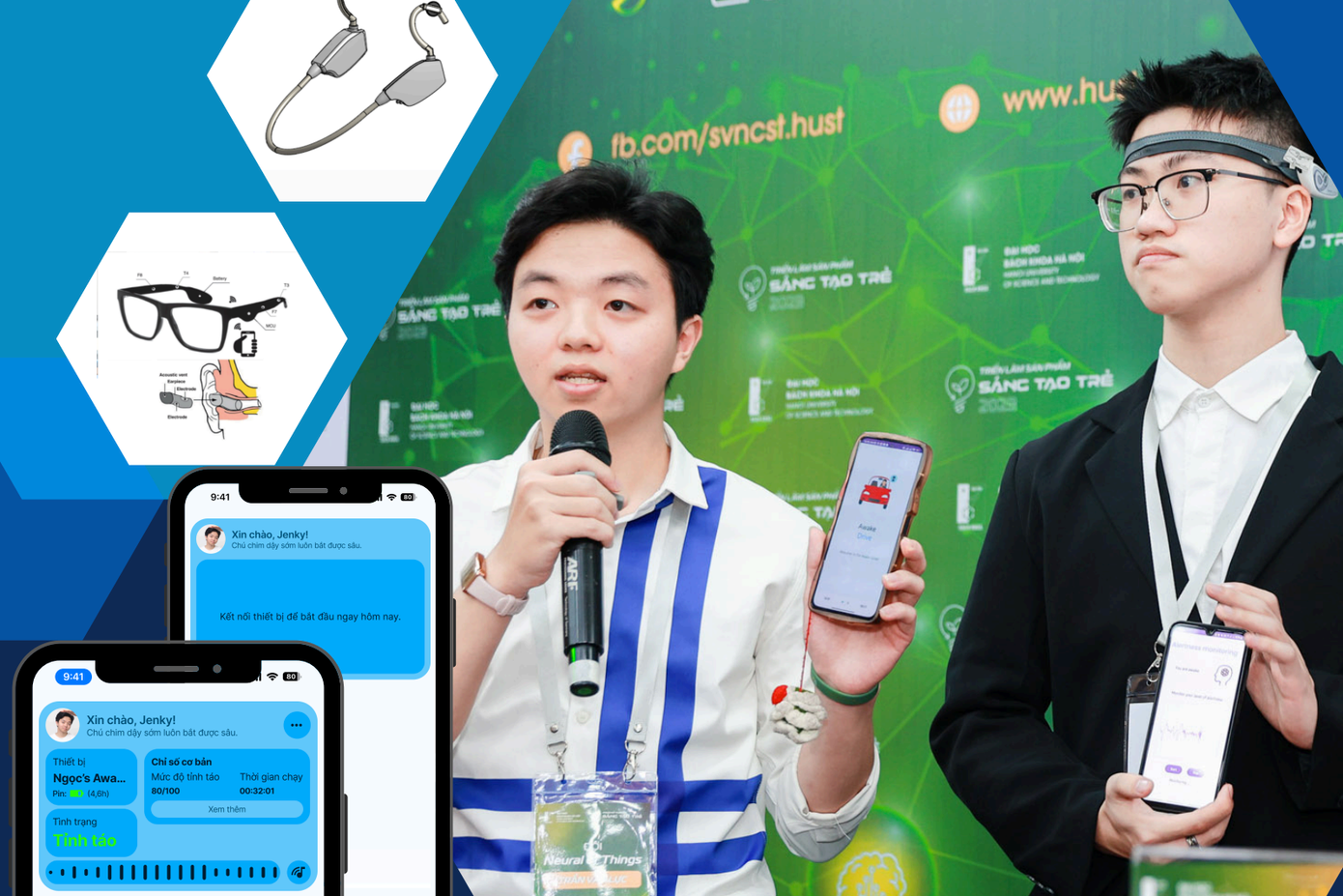 Dự án Awake Drive của nhóm bất ngờ giành Giải Nhất tại Cuộc thi 'Bệ phóng Khởi nghiệp'. Dự án Awake Drive của nhóm bất ngờ giành Giải Nhất tại Cuộc thi 'Bệ phóng Khởi nghiệp'.