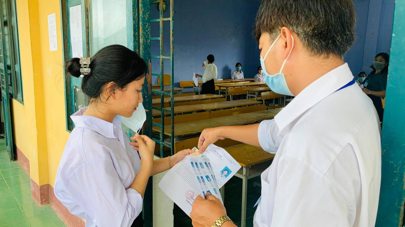 Thí sinh tham dự kì thi tốt nghiệp THPT năm 2021.