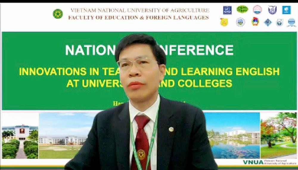 Ông Nguyễn Tất Thắng, Trưởng Khoa Sư phạm và Ngoại ngữ, Học viện Nông nghiệp Việt Nam.