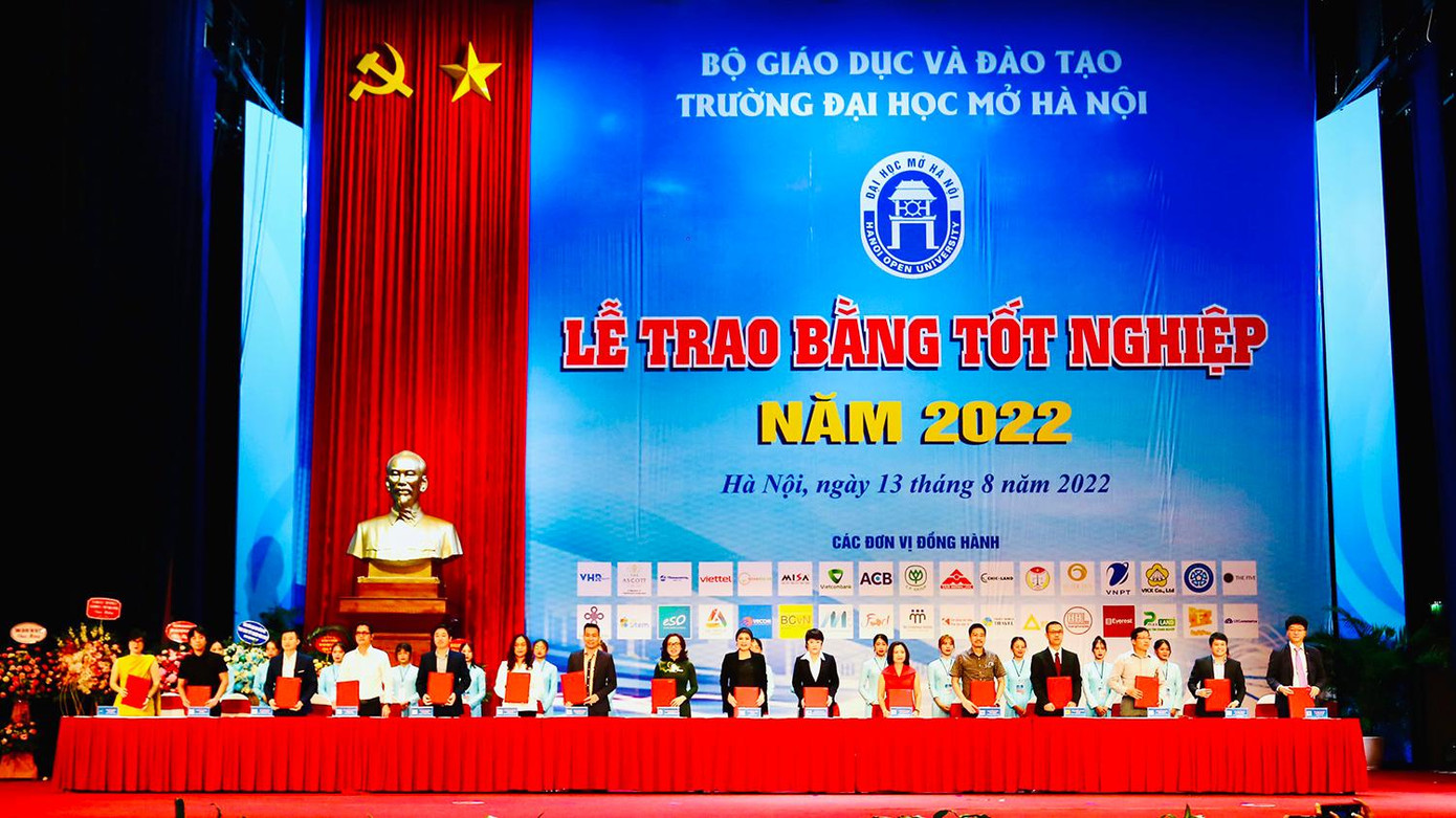 35 doanh nghiệp, tập đoàn lớn đã kí kết hợp tác về việc cung ứng, tuyển dụng sinh viên tốt nghiệp đại học và sau đại học với nhà trường.