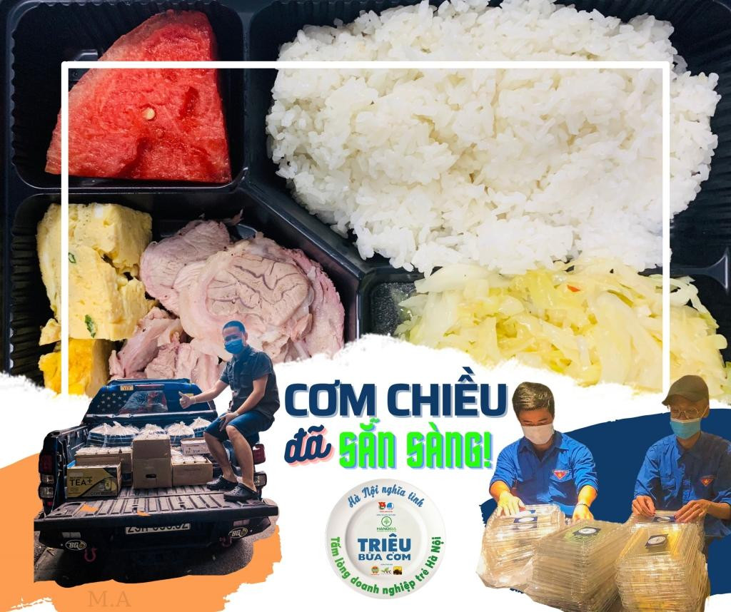 Giai đoạn 3 chương trình có sự đồng hành của Hội Doanh nghiệp trẻ Hà Nội. Hơn 50.000 suất ăn “Tấm lòng doanh nghiệp trẻ Hà Nội” tặng lao động nghèo