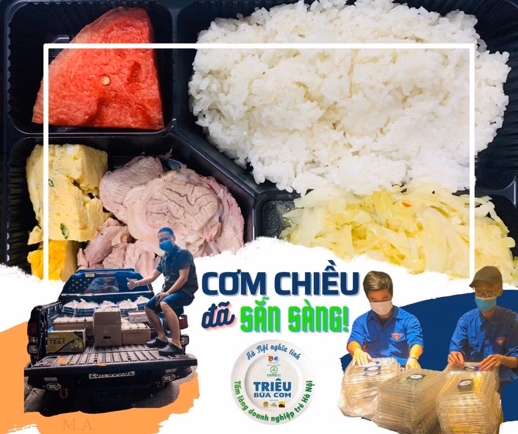 Giai đoạn 3 chương trình có sự đồng hành của Hội Doanh nghiệp trẻ Hà Nội. Hơn 50.000 suất ăn “Tấm lòng doanh nghiệp trẻ Hà Nội” tặng lao động nghèo