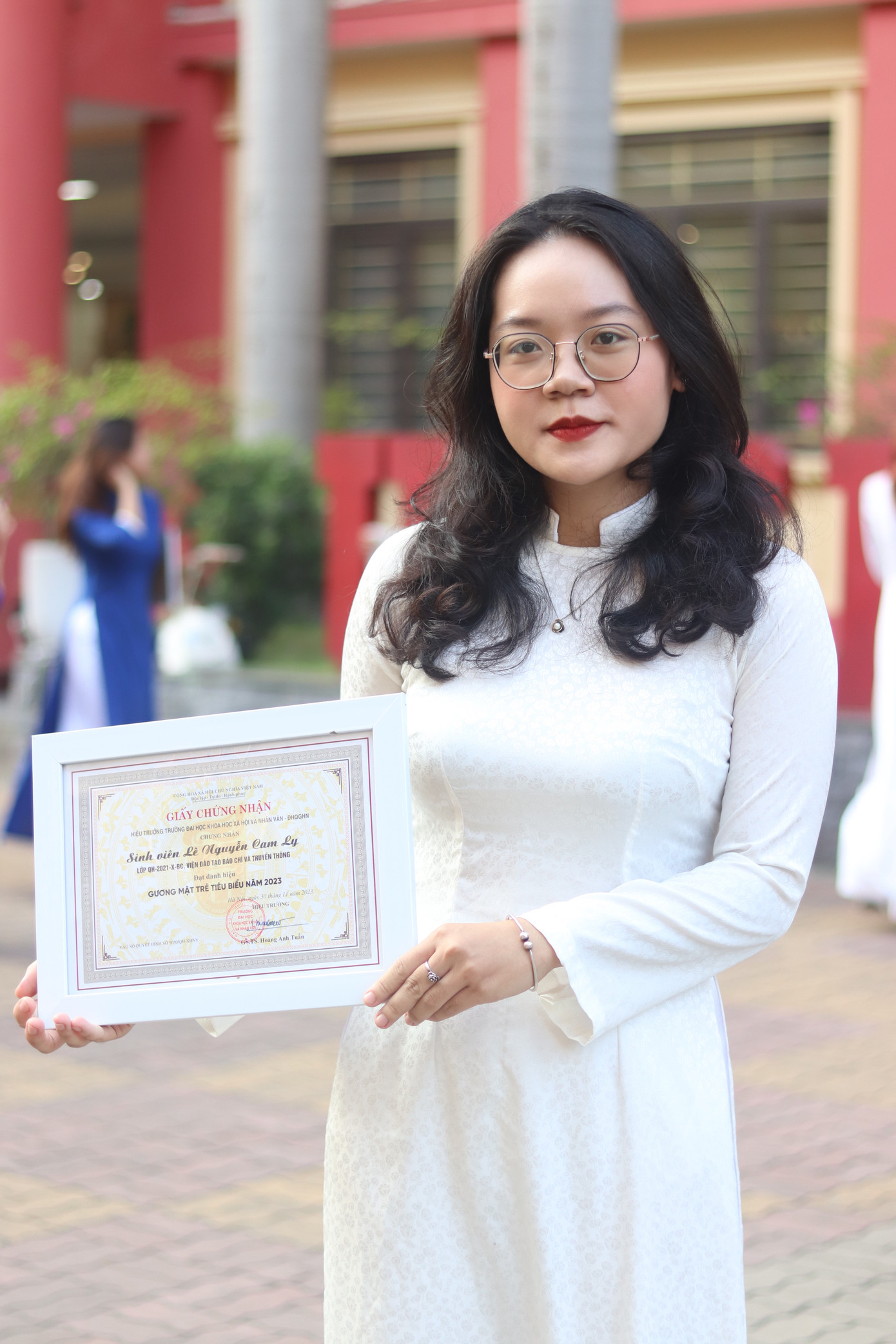 Lê Nguyễn Cam Ly, sinh viên trường ĐH Khoa học Xã hội và Nhân văn (ĐHQG Hà Nội).