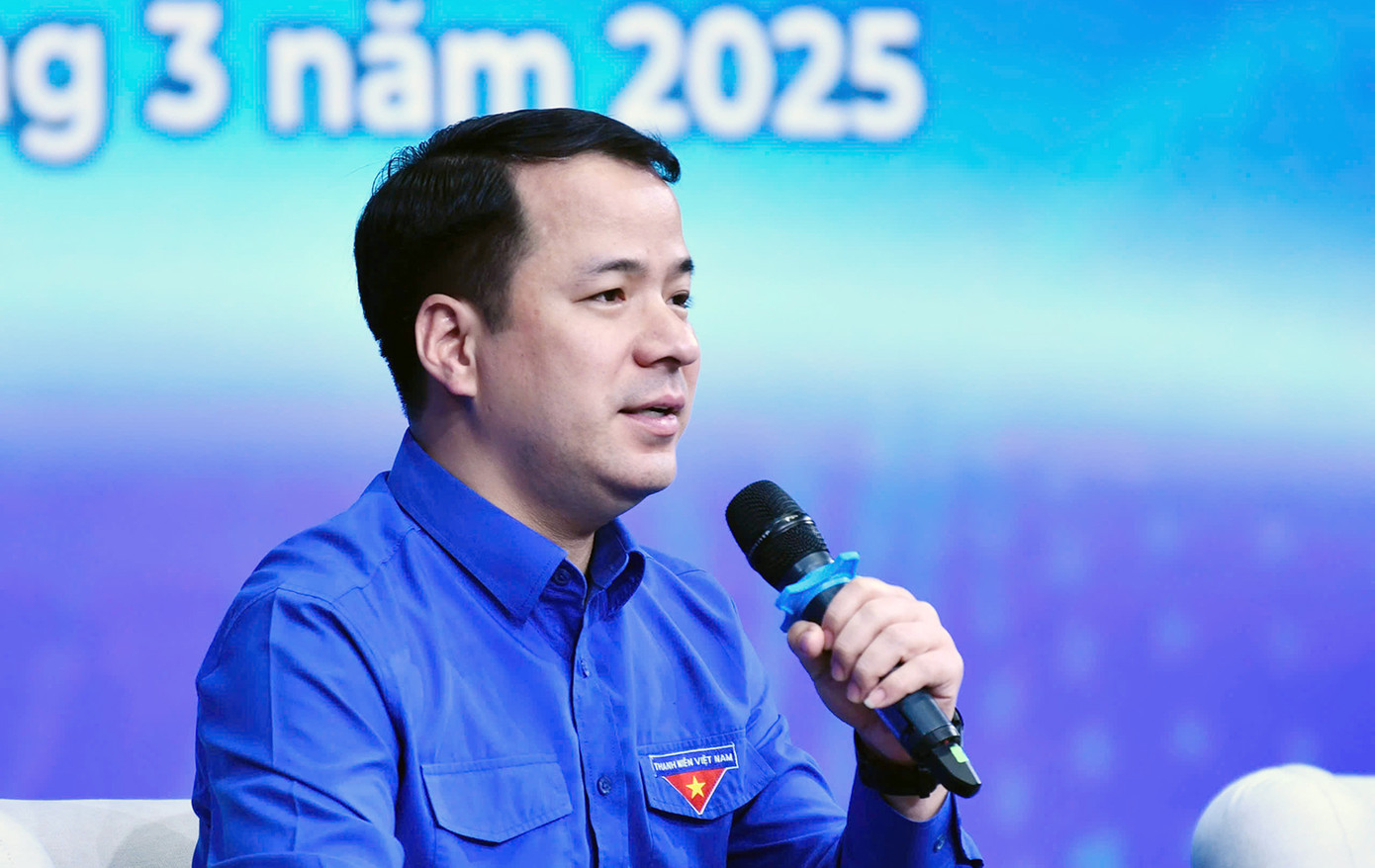 Anh Ngô Văn Cương – Bí thư T.Ư Đoàn, Chủ nhiệm Uỷ ban Kiểm tra T.Ư Đoàn chia sẻ tại chương trình.