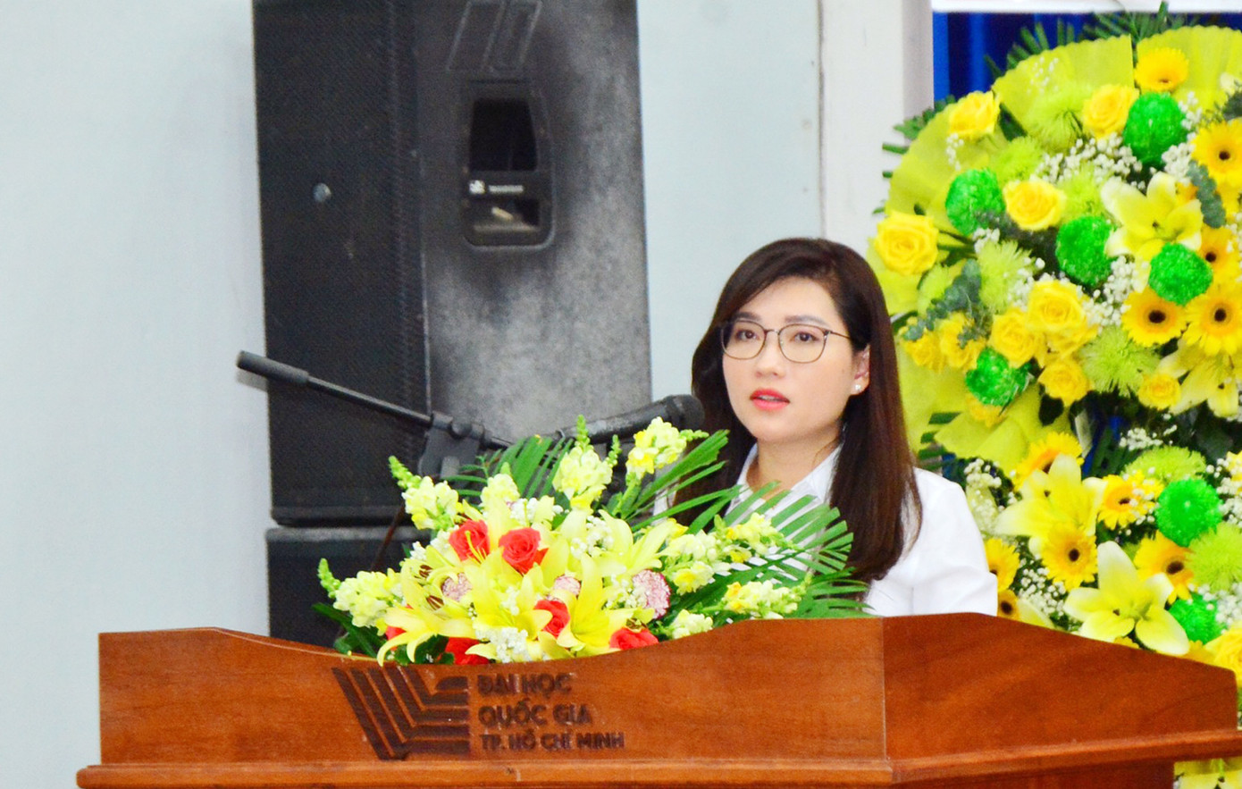 Chị Hồ Hồng Nguyên – Phó Chủ tịch thường trực T.Ư Hội Sinh viên Việt Nam.
