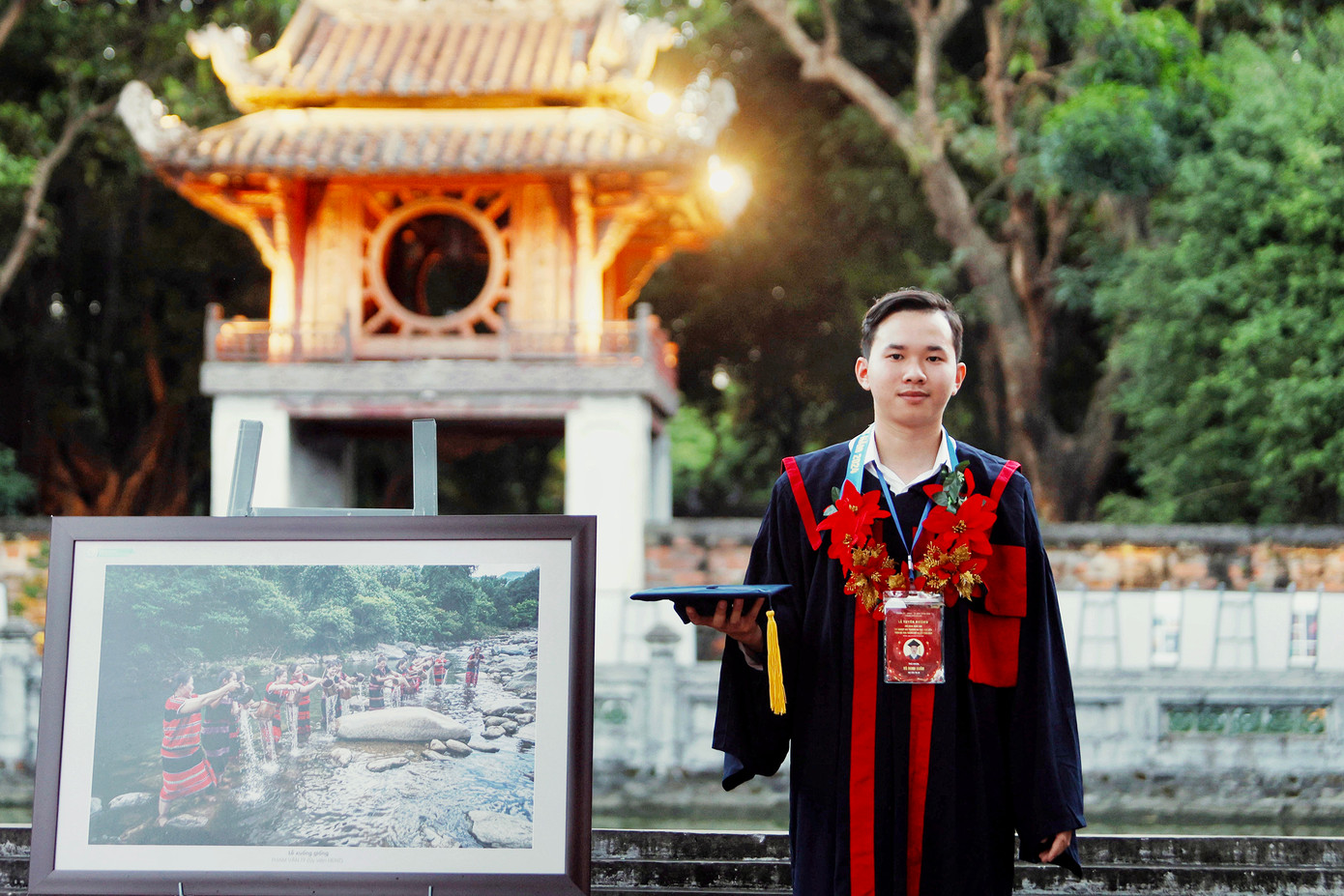 Võ Minh Quân (chuyên ngành Luật học, Học viện Tòa án). Ảnh: NVCC