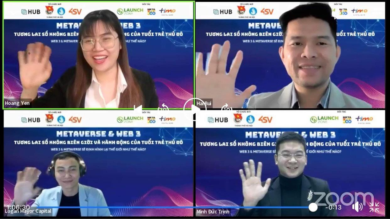 Các đại biểu tham dự chương trình thông qua hình thức trực tuyến.