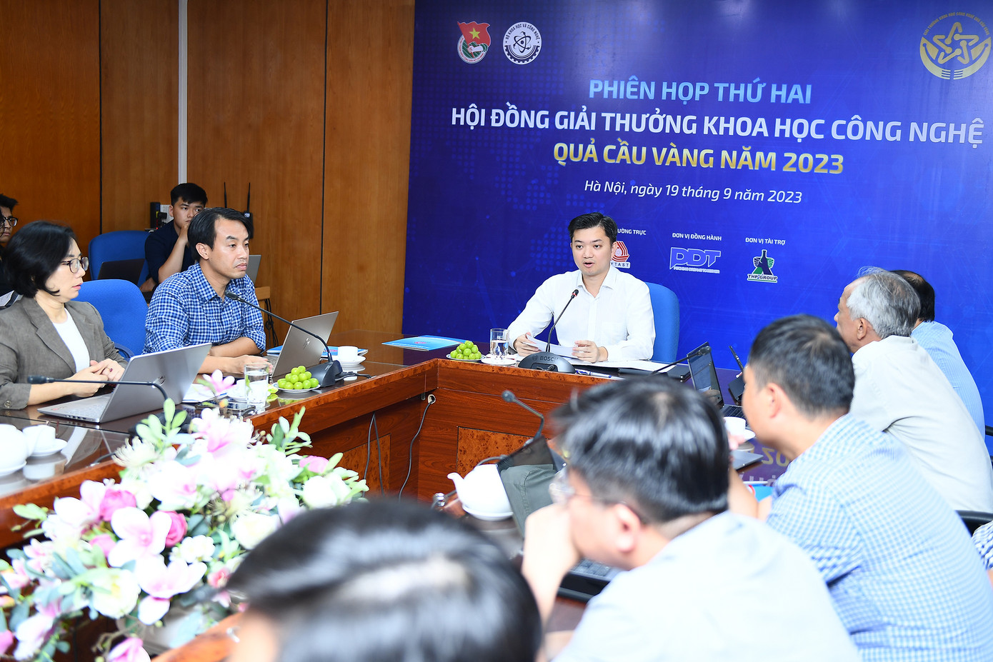 Anh Nguyễn Minh Triết – Bí thư T.Ư Đoàn, Chủ tịch T.Ư Hội Sinh viên Việt Nam, Chủ tịch Hội đồng Giải thưởng Khoa học công nghệ Quả Cầu Vàng năm 2023.