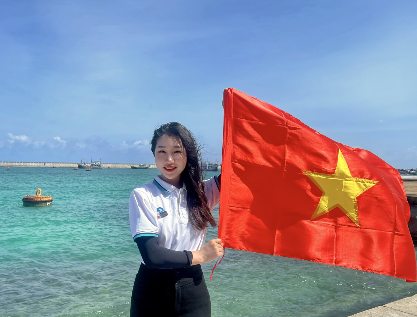 Chị Phạm Thị Thu Ba - Uỷ viên Ban Thư ký Hội Sinh viên trường ĐH Nông Lâm (ĐH Thái Nguyên).