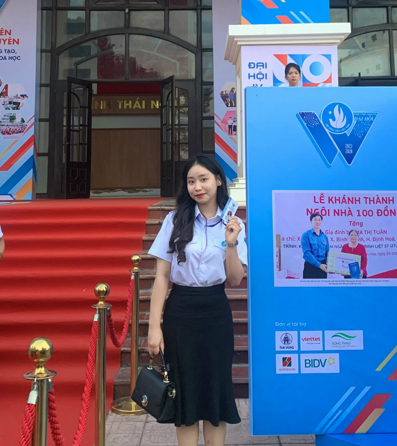 Chị Nguyễn Lưu Trà My – Phó Chủ tịch Hội Sinh viên trường ĐH Khoa học (ĐH Thái Nguyên).