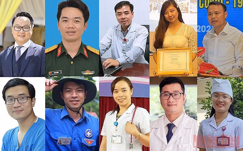 Chân dung 10 gương mặt thầy thuốc trẻ ‘Vì cộng đồng’.