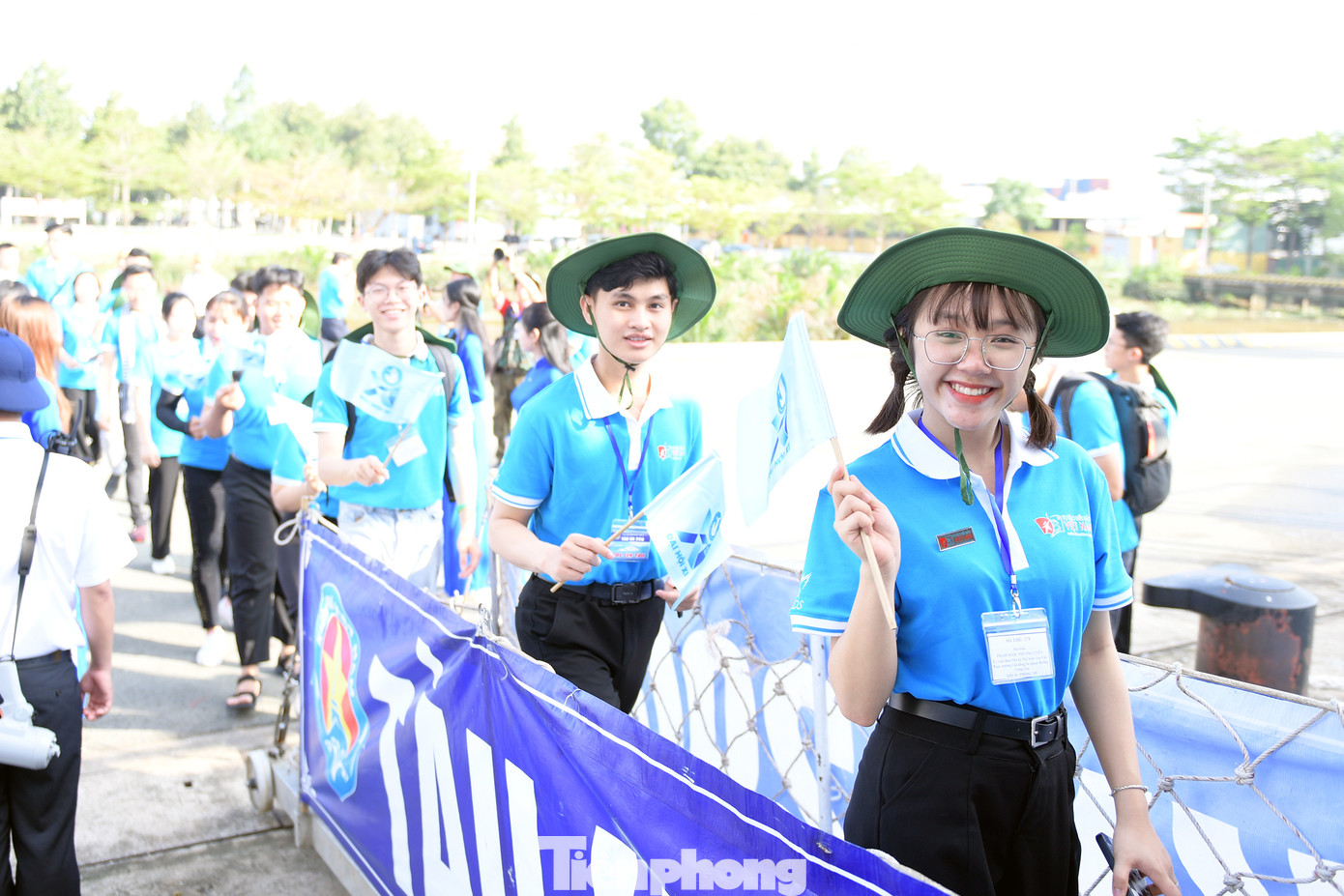 Những sinh viên ưu tú tham gia Hành trình &quot;Sinh viên với biển, đảo Tổ quốc&quot;, năm 2023.